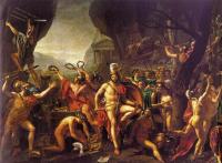 David, Jacques-Louis - Leonidas at Thermopylae